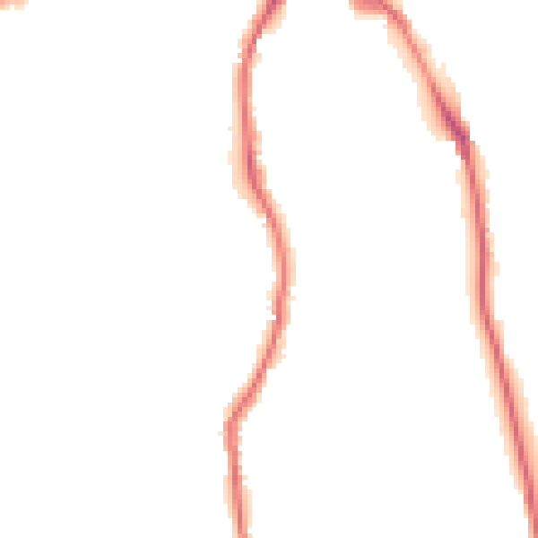 Night-time road noise heatmap for GU2 4EA