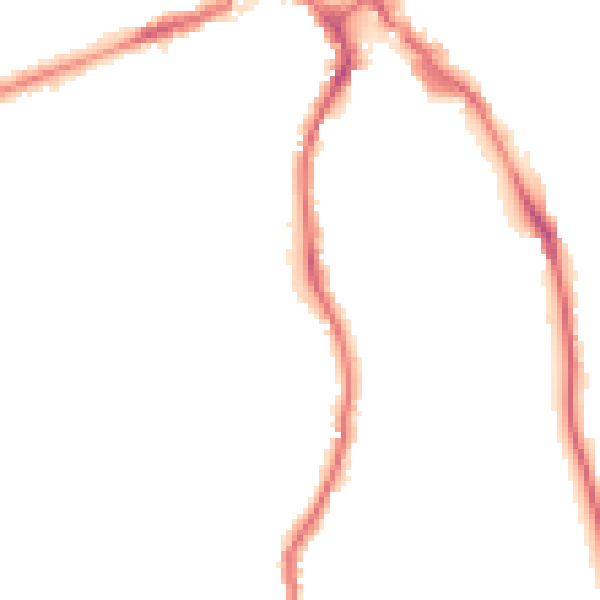 Night-time road noise heatmap for GU2 4EJ