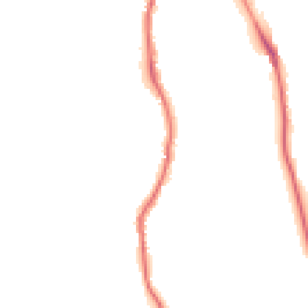 Night-time road noise heatmap for GU2 4ER