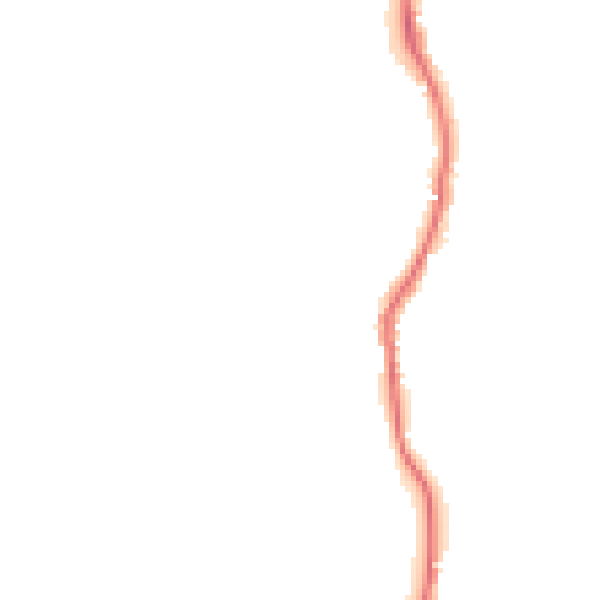 Night-time road noise heatmap for GU2 4HD