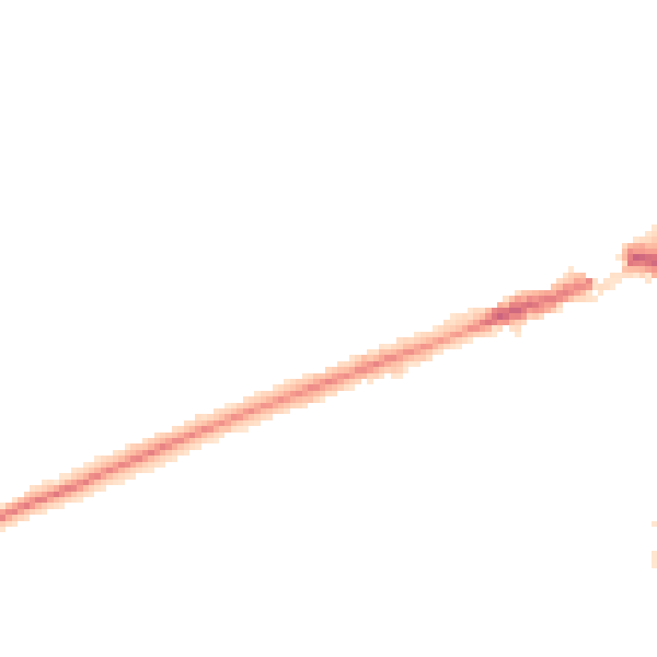 Night-time road noise heatmap for GU2 4LE