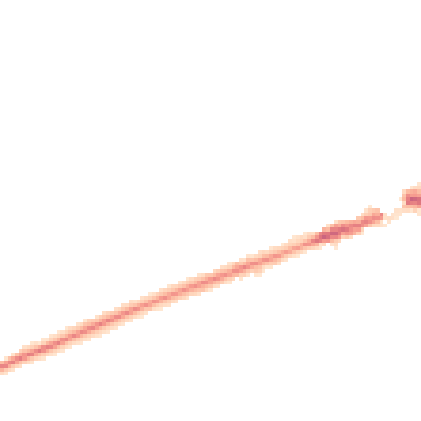 Night-time road noise heatmap for GU2 4LF