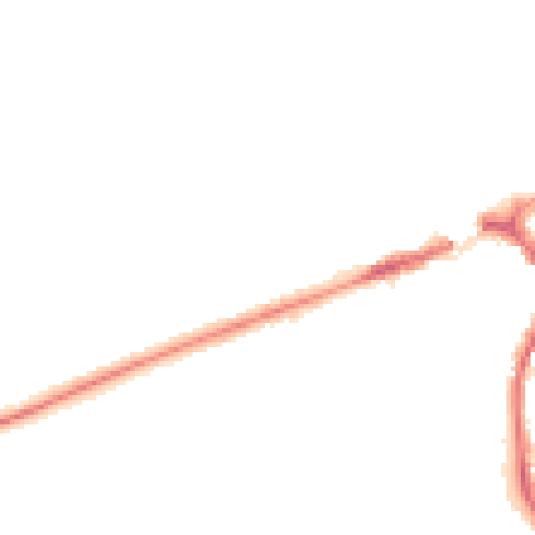 Night-time road noise heatmap for GU2 7LQ