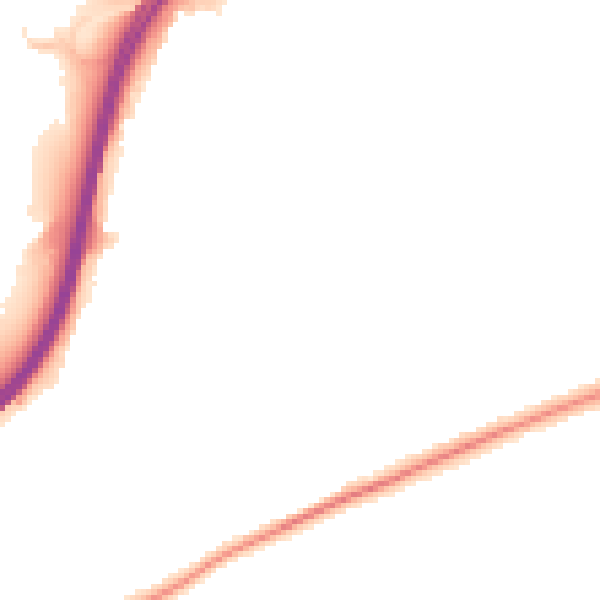 Night-time road noise heatmap for GU2 7RB