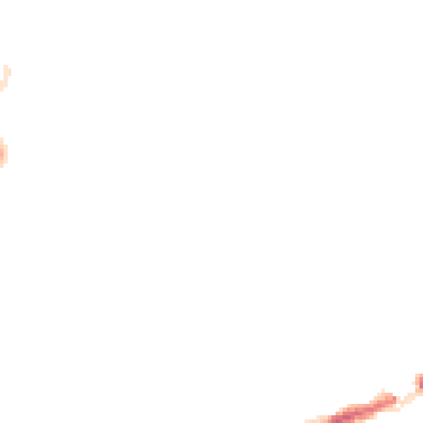 Night-time road noise heatmap for GU2 7TL