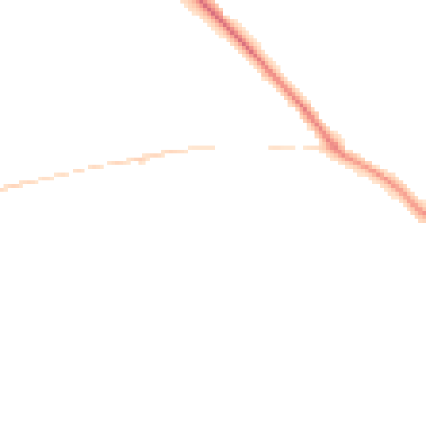 Night-time road noise heatmap for GU2 8FP
