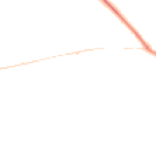 Night-time road noise heatmap for GU2 8UX