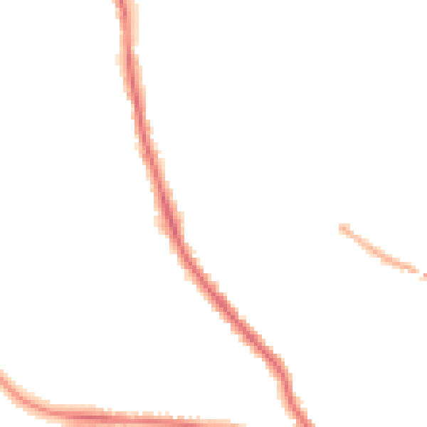 Night-time road noise heatmap for GU2 9LR