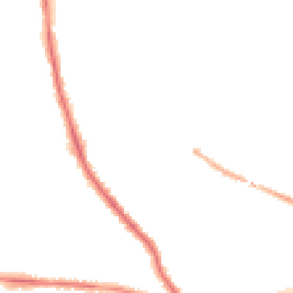 Night-time road noise heatmap for GU2 9PR