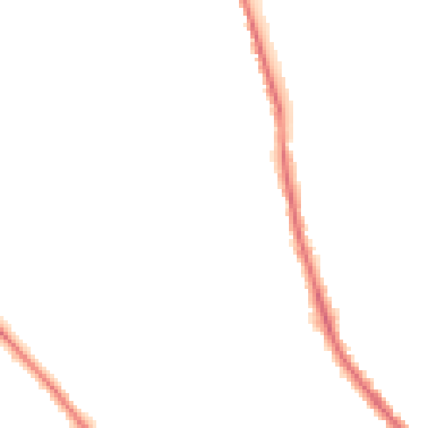 Night-time road noise heatmap for GU2 9UE