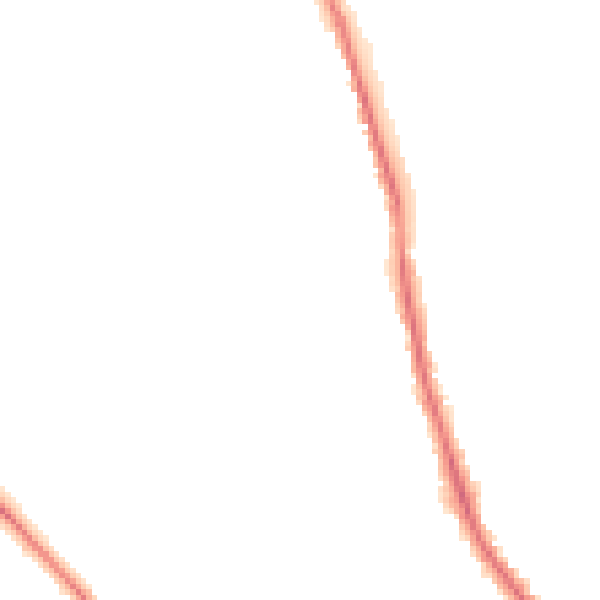 Night-time road noise heatmap for GU2 9UJ