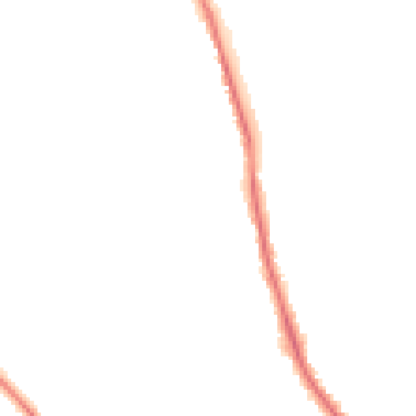 Night-time road noise heatmap for GU2 9UN
