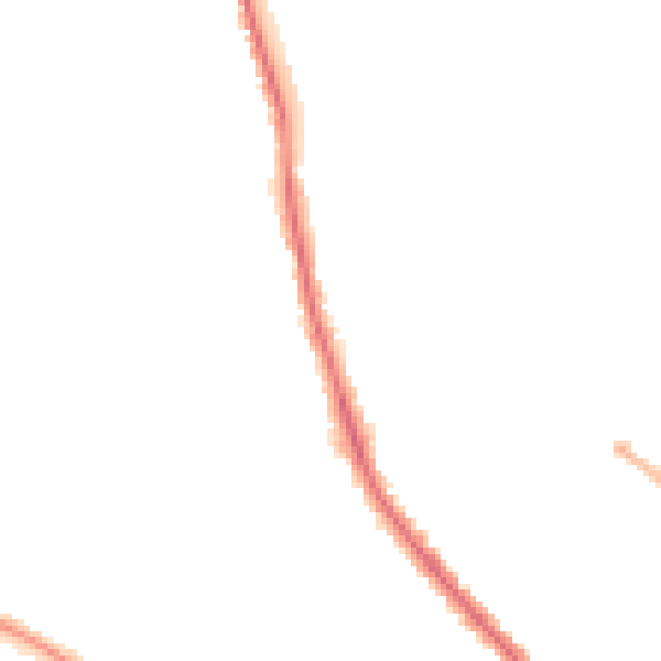 Night-time road noise heatmap for GU2 9UY