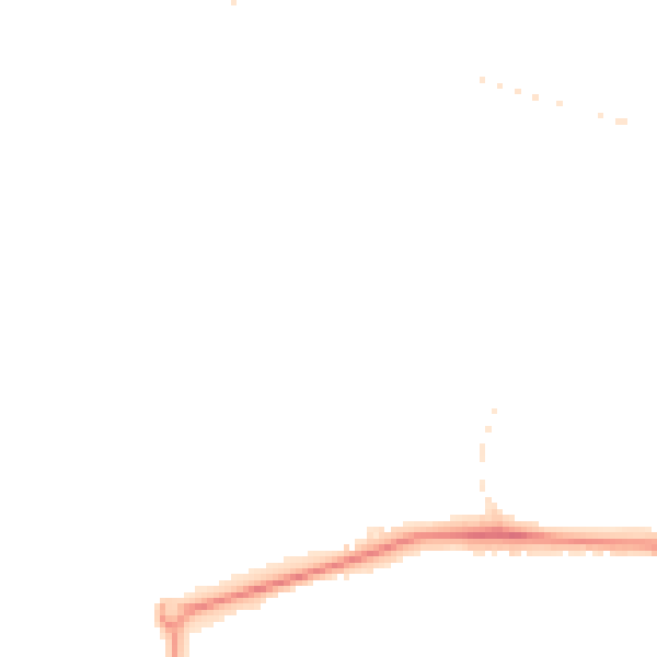 Night-time road noise heatmap for GU21 2AE