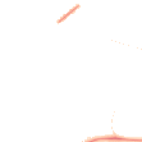 Night-time road noise heatmap for GU21 2AH