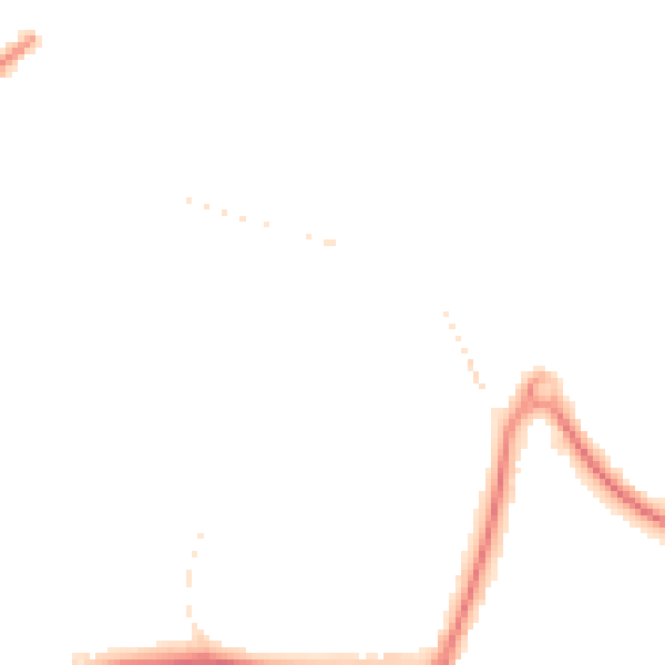 Night-time road noise heatmap for GU21 2BD