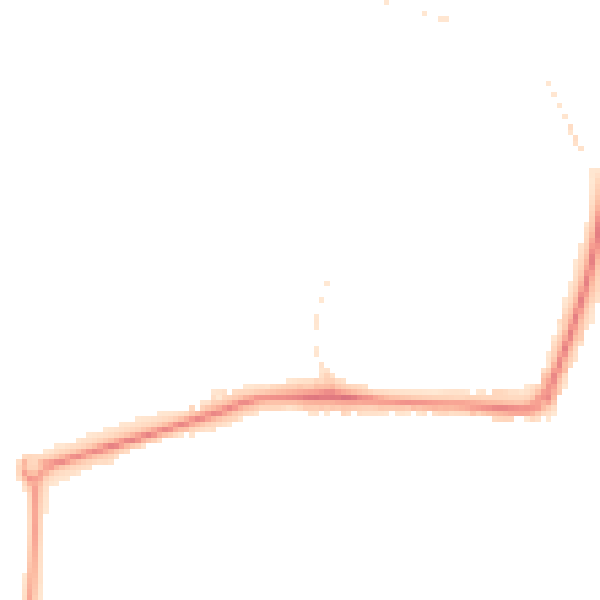 Night-time road noise heatmap for GU21 2BG