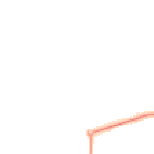 Night-time road noise heatmap for GU21 2DL