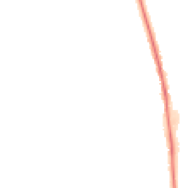 Night-time road noise heatmap for GU21 2FQ