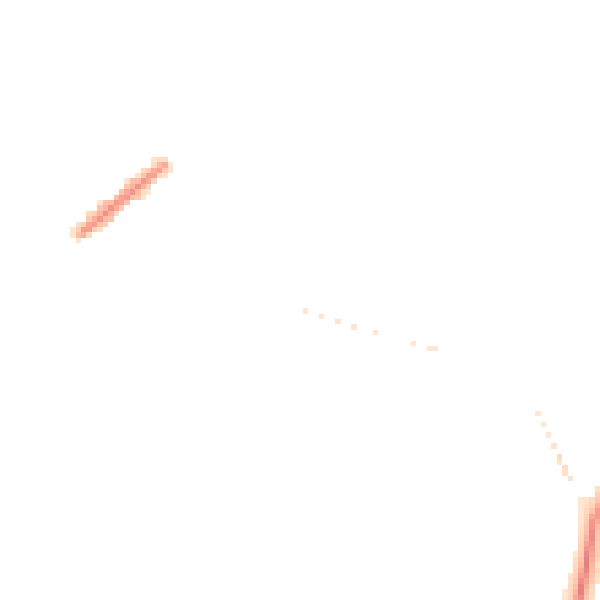 Night-time road noise heatmap for GU21 2NE