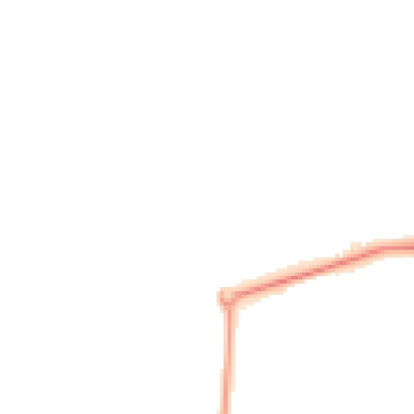 Night-time road noise heatmap for GU21 2QJ