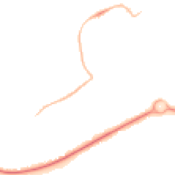 Night-time road noise heatmap for GU21 3DA