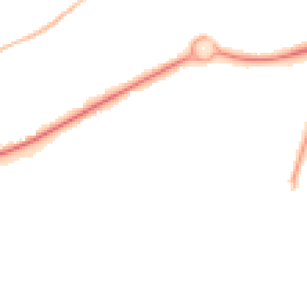 Night-time road noise heatmap for GU21 3HY