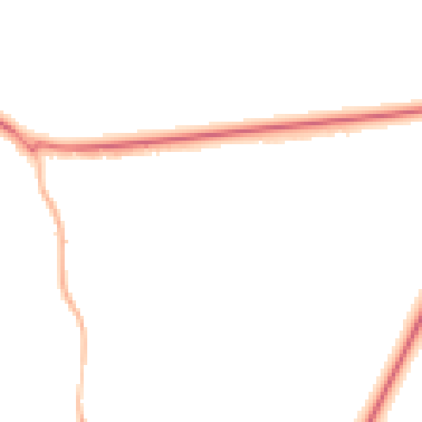 Night-time road noise heatmap for GU21 4DS
