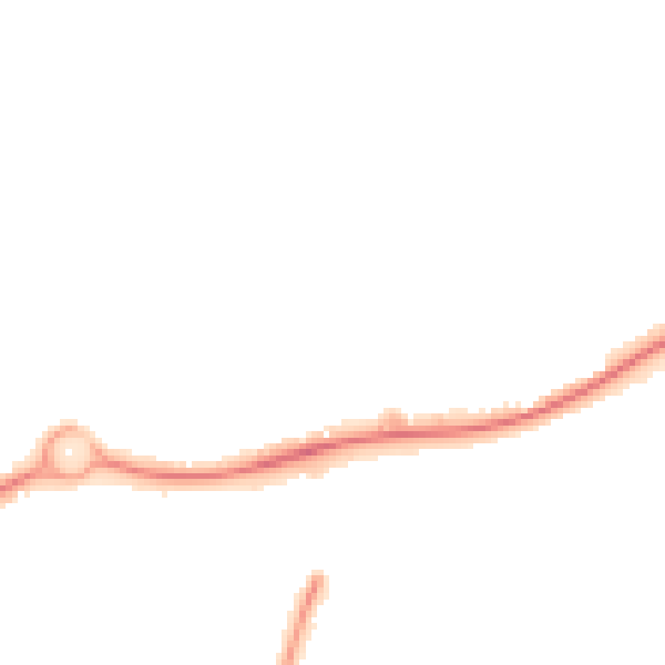 Night-time road noise heatmap for GU21 4PQ