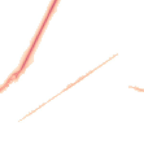 Night-time road noise heatmap for GU21 5DQ