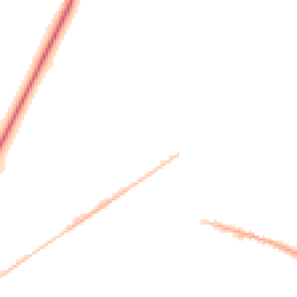 Night-time road noise heatmap for GU21 5EH
