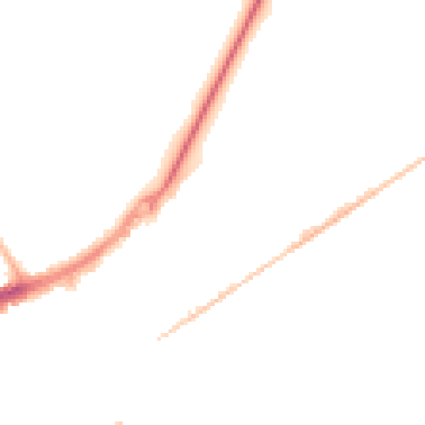 Night-time road noise heatmap for GU21 5HJ