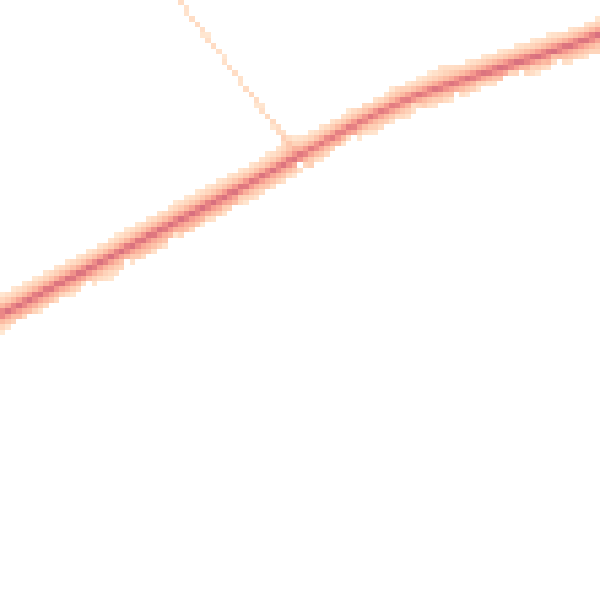 Night-time road noise heatmap for GU21 5PR