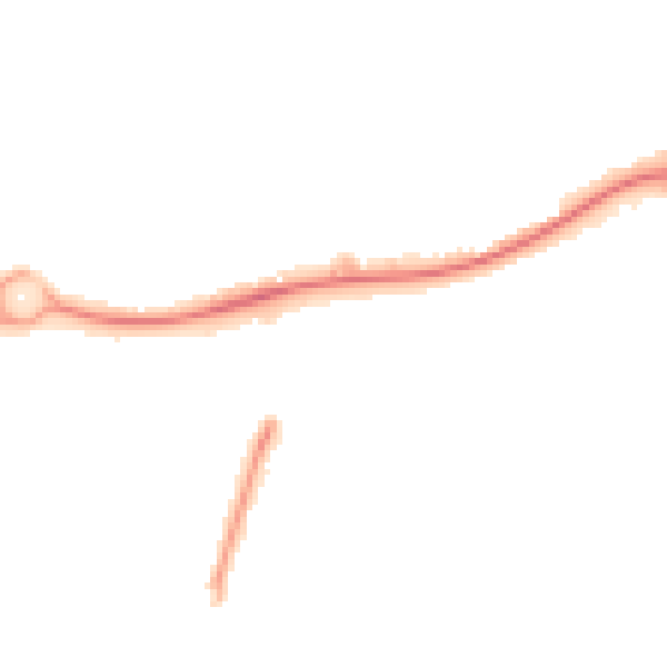 Night-time road noise heatmap for GU21 6NN