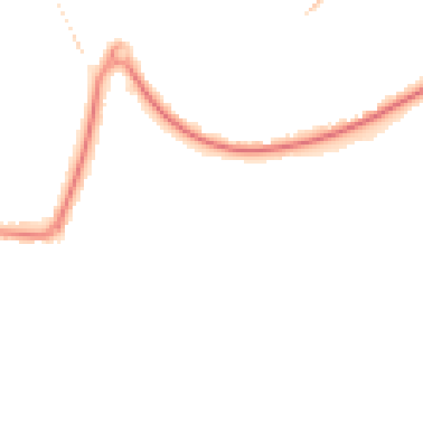 Night-time road noise heatmap for GU21 7AB