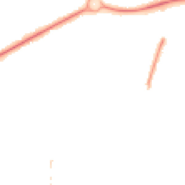 Night-time road noise heatmap for GU21 7NP