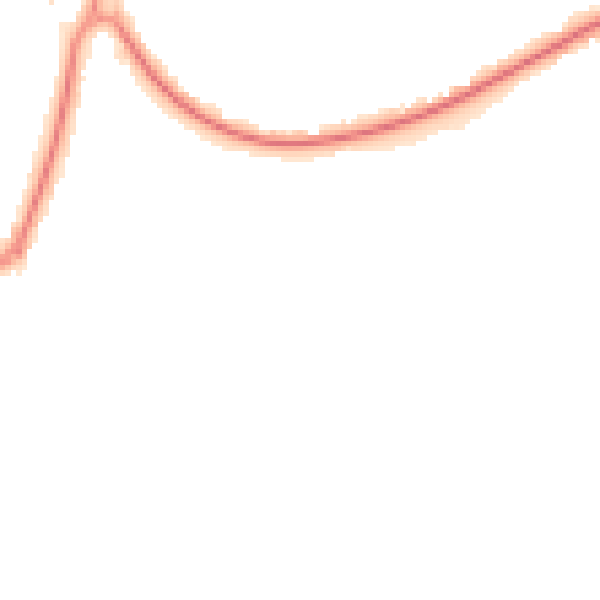 Night-time road noise heatmap for GU21 7QJ