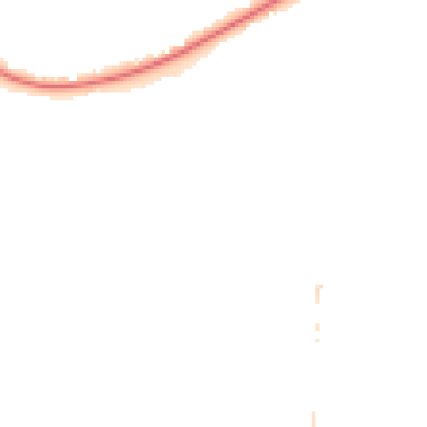 Night-time road noise heatmap for GU21 7RE