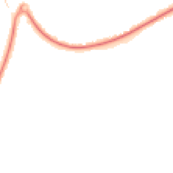 Night-time road noise heatmap for GU21 7RH