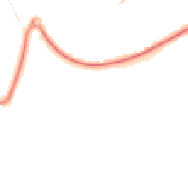 Night-time road noise heatmap for GU21 7SA