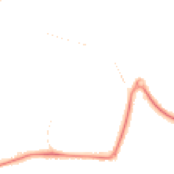 Night-time road noise heatmap for GU21 8AP
