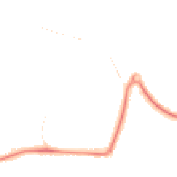 Night-time road noise heatmap for GU21 8AW