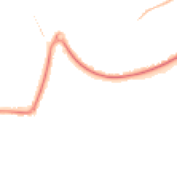Night-time road noise heatmap for GU21 8EG