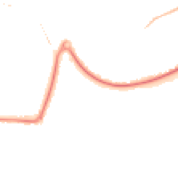 Night-time road noise heatmap for GU21 8ST