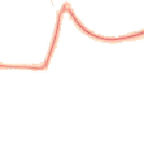 Night-time road noise heatmap for GU21 8TB