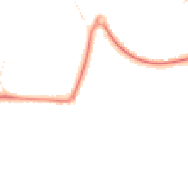 Night-time road noise heatmap for GU21 8UA