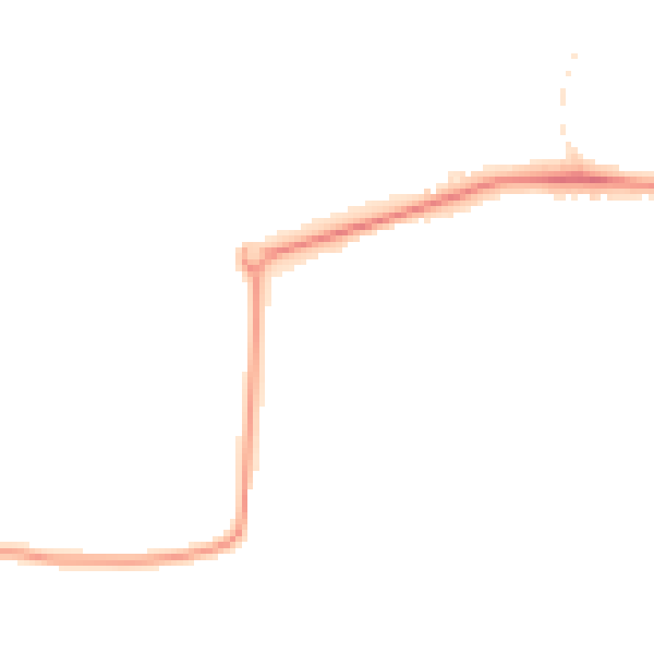 Night-time road noise heatmap for GU21 8XF