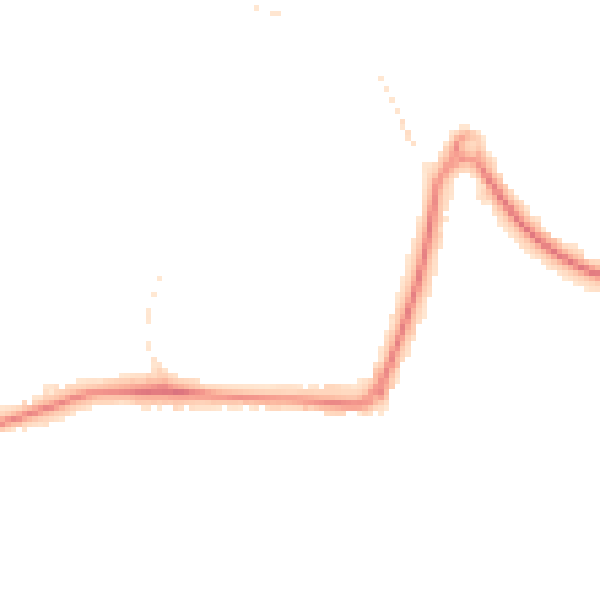 Night-time road noise heatmap for GU21 8YW