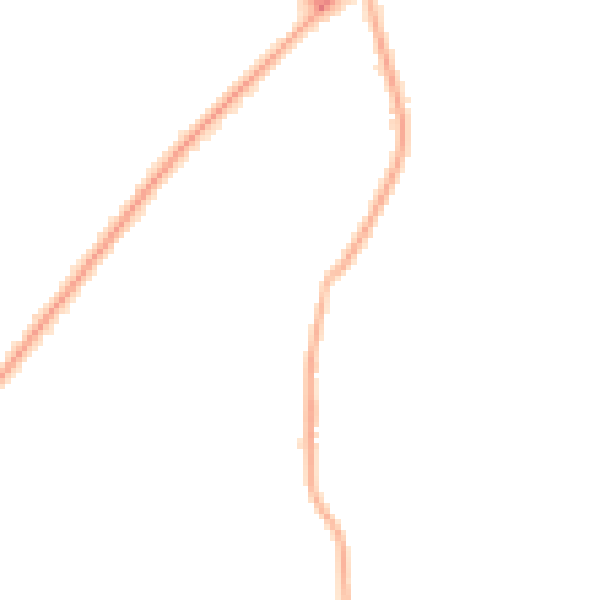 Night-time road noise heatmap for GU22 8DU