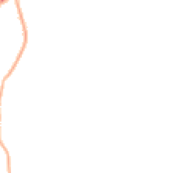 Night-time road noise heatmap for GU22 8UJ